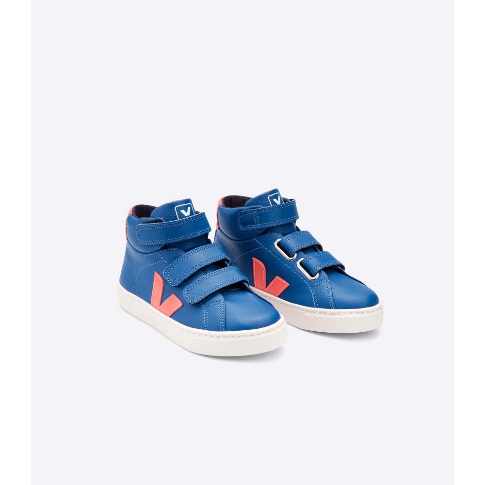 Veja ESPLAR MID CHROMEFREE Kids' High Tops Blue | NZ 680OKI